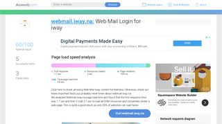 Access webmail.iway.na. Web Mail Login for iway