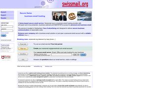 Secure email hosting, webmail, business email account, email service.