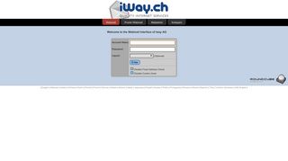 CommuniGate Pro webmail.iway.ch Entrance