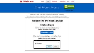 Live Video Webcam Chat Room Service - Chat | iWebcam.com