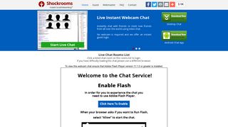 Shockrooms.com: Free Live Webcam Chat Rooms - Home