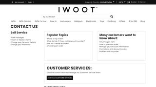 Contact Us | IWOOT