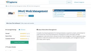 iWorQ Work Management Reviews and Pricing - 2019 - Capterra