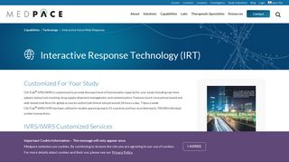 Interactive Web Response System (IVRS/IWRS) | Medpace
