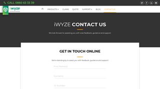Contact Us - Old Mutual iWyze