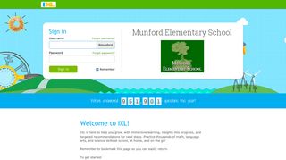 IXL - Munford Elementary School