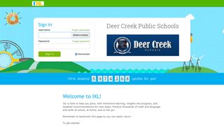 IXL - Deer Creek Public Schools