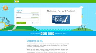 IXL - National School District