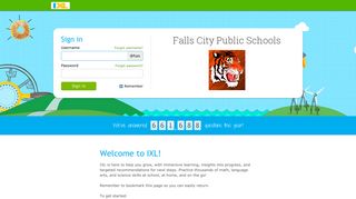 IXL - Falls City Public Schools
