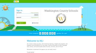 IXL - Washington County Schools