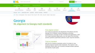 IXL - Georgia math standards
