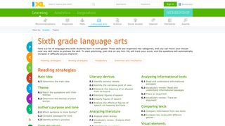 IXL | Learn 6th grade language arts