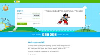 IXL - Thomas R Rodman Elementary School