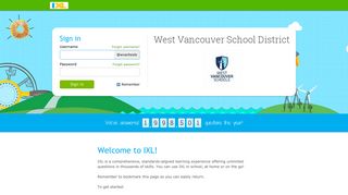 IXL - West Vancouver School District