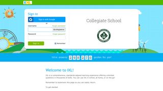 IXL - Collegiate School