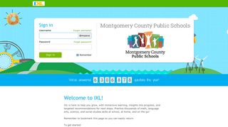 Montgomery County Public Schools - IXL.com