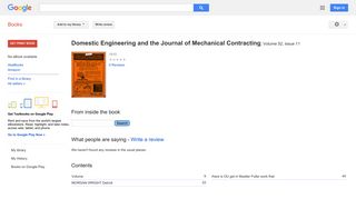 Domestic Engineering and the Journal of Mechanical Contracting