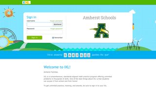IXL - Amherst Schools