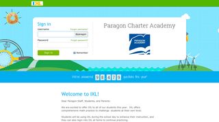 IXL - Paragon Charter Academy