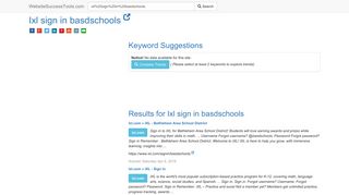 Ixl sign in basdschools Error Analysis (By Tools)