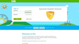 IXL - Exceed Charter School