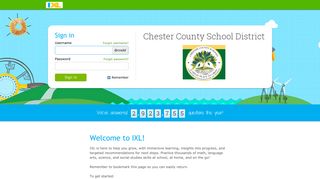 IXL - Chester County School District