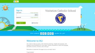 IXL - Visitation Catholic School