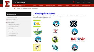 Academic Services / Technology Resources - Elyria City Schools