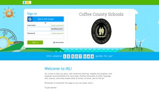 IXL - Coffee County Schools