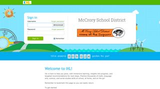 IXL - McCrory School District