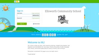 IXL - Ellsworth Community School