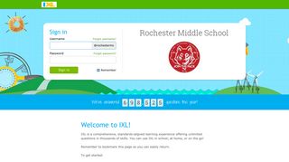 IXL - Rochester Middle School