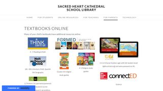 For Parents - Sacred Heart Cathedral School Library