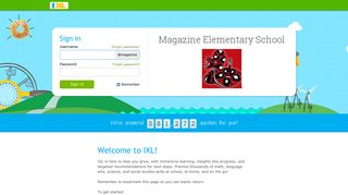 IXL - Magazine Elementary School