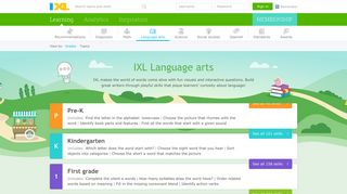 IXL Language Arts | Learn language arts online
