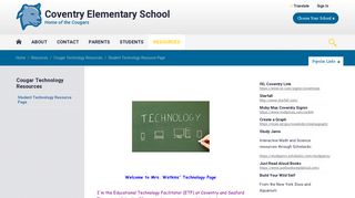 Cougar Technology Resources / Student Technology Resource Page