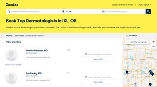 Find Best Dermatologists in IXL, OK – Reviews & Appointments - Zocdoc