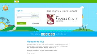 IXL - The Stanley Clark School