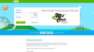 IXL - West Clark Community Schools