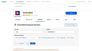 Working at Ixonia Bank: Employee Reviews | Indeed.com