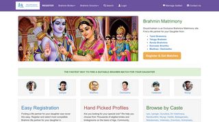 DivyaVivaham: Best Hindu Brahmin Community Matrimony Site