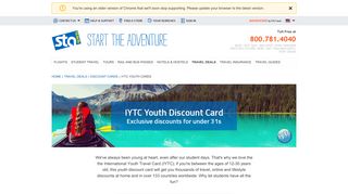 IYTC youth cards - STA Travel