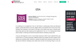 IZEA Review - Pricing and Features | Software Reviews