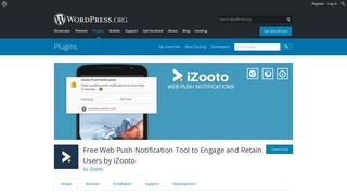 Free Web Push Notification Tool to Engage and Retain Users by iZooto