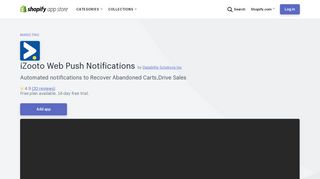 iZooto Web Push Notifications – Ecommerce Plugins for Online Stores ...