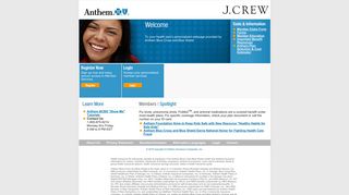 Anthem BlueCross BlueShield - JCrew Home