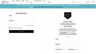 Sign Up Now - J.Crew
