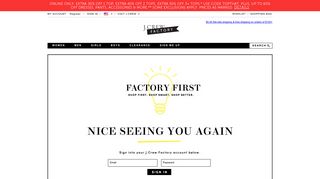 Factory First Login - J.Crew Factory