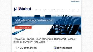 J2 Global Cloud Services, Unified Communications, Digital Media