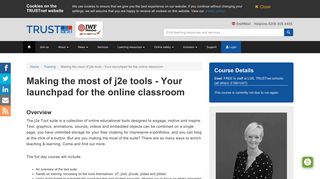Making the most of j2e tools - Your launchpad for the online classroom ...